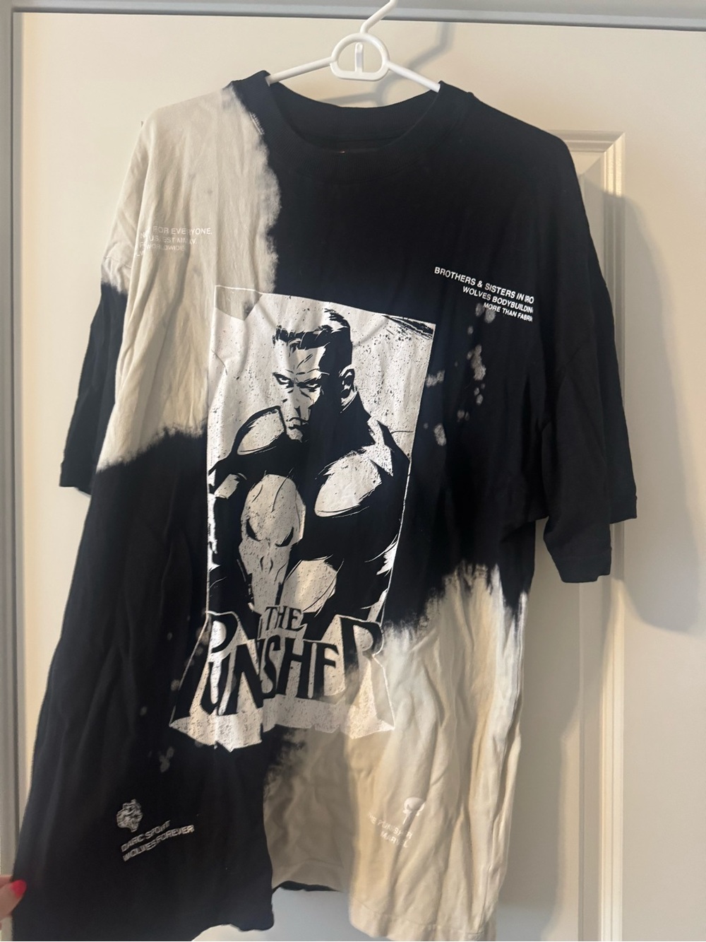 Men's Darc Sport The Punisher Graphic T-Shirt - Black & Cream